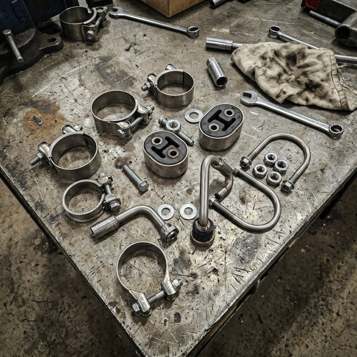 Premium Stainless Steel Full Cat-Back Dual Exhaust System