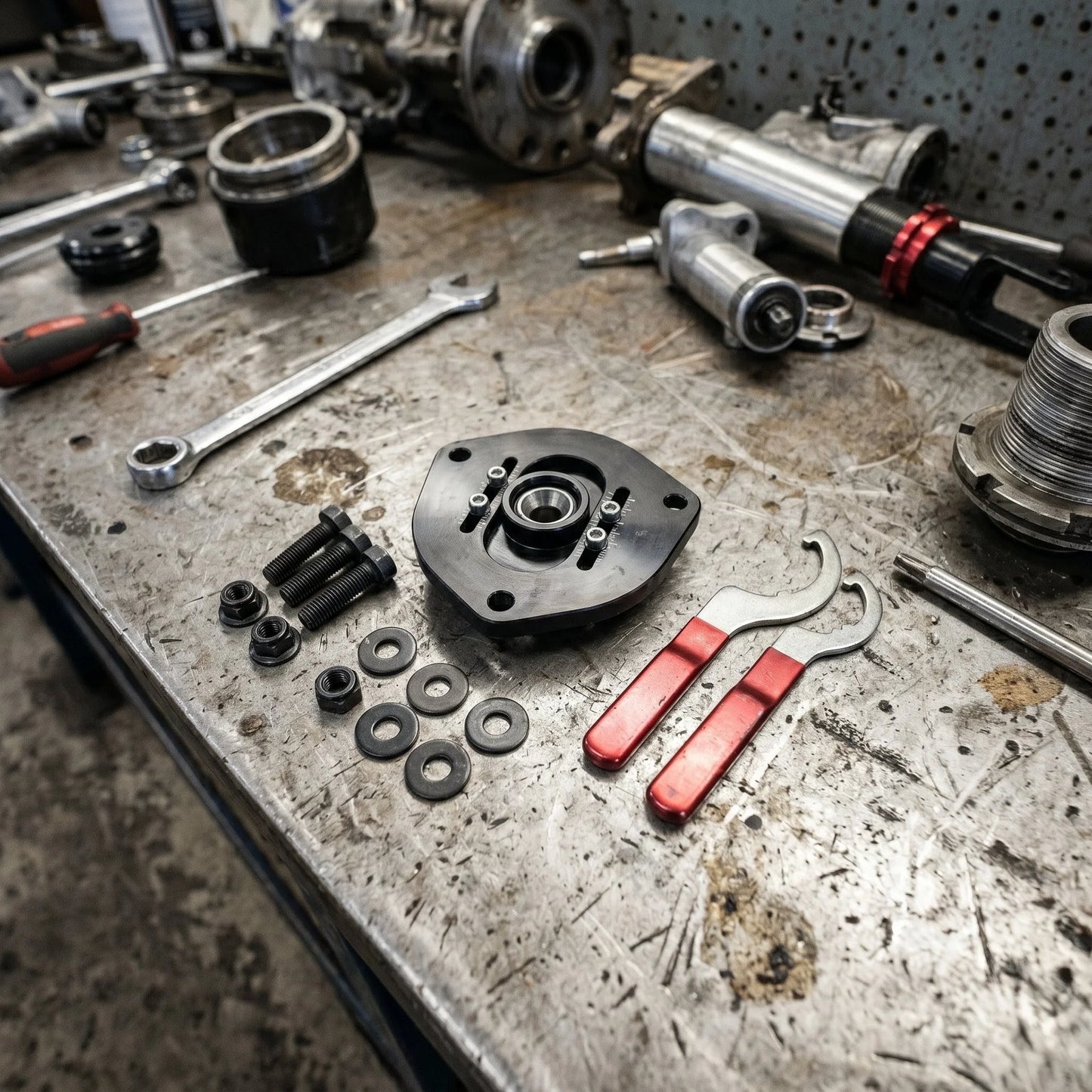 Premium Big Brake Kit (6-Piston Calipers & Slotted Rotors) - Complete Set