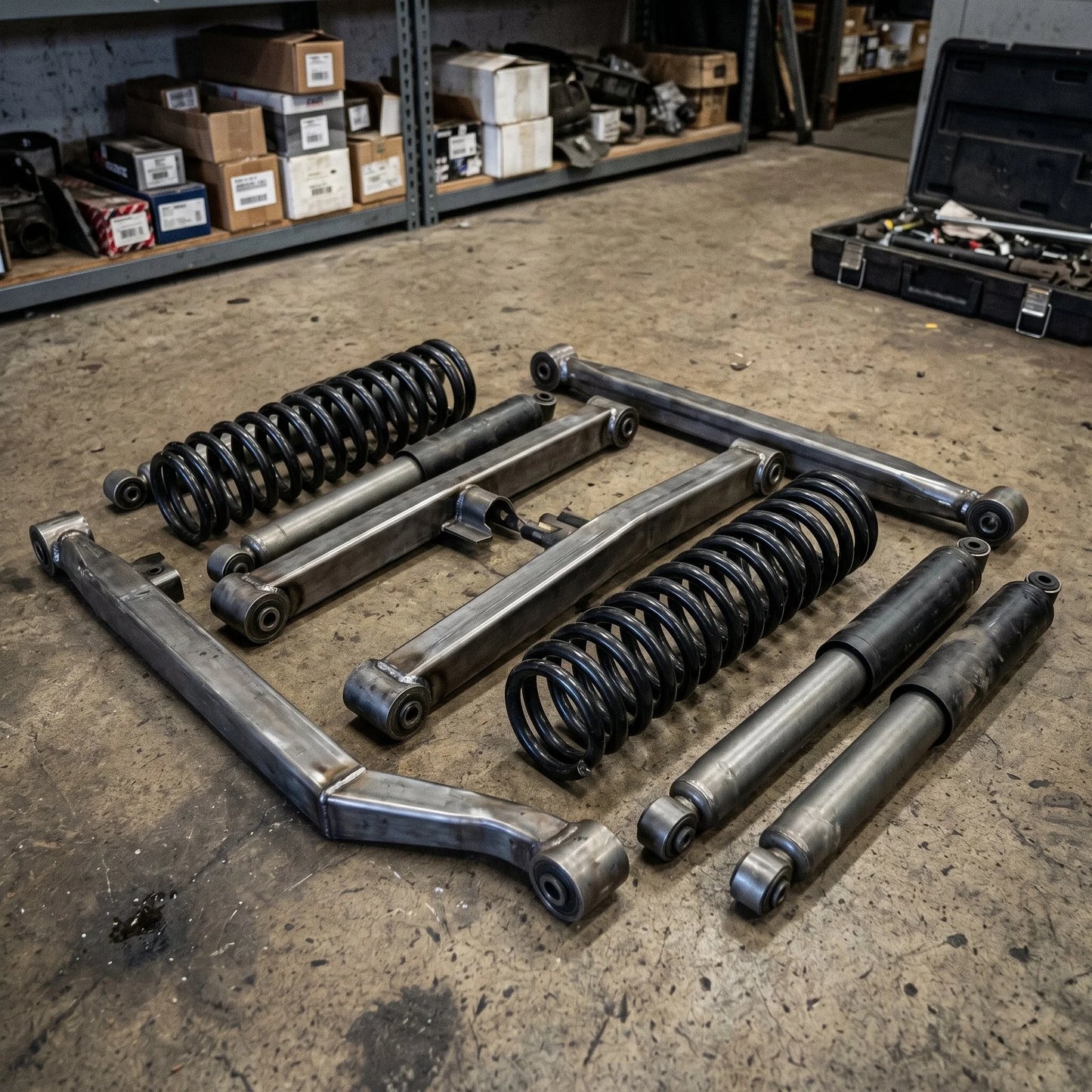 Heavy-Duty 6-Inch Suspension Lift Kit - Complete Premium System