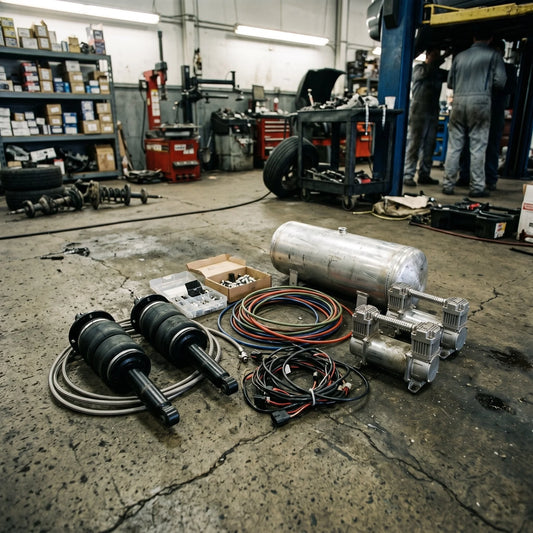 Complete Adjustable Air Suspension Kit with Management System