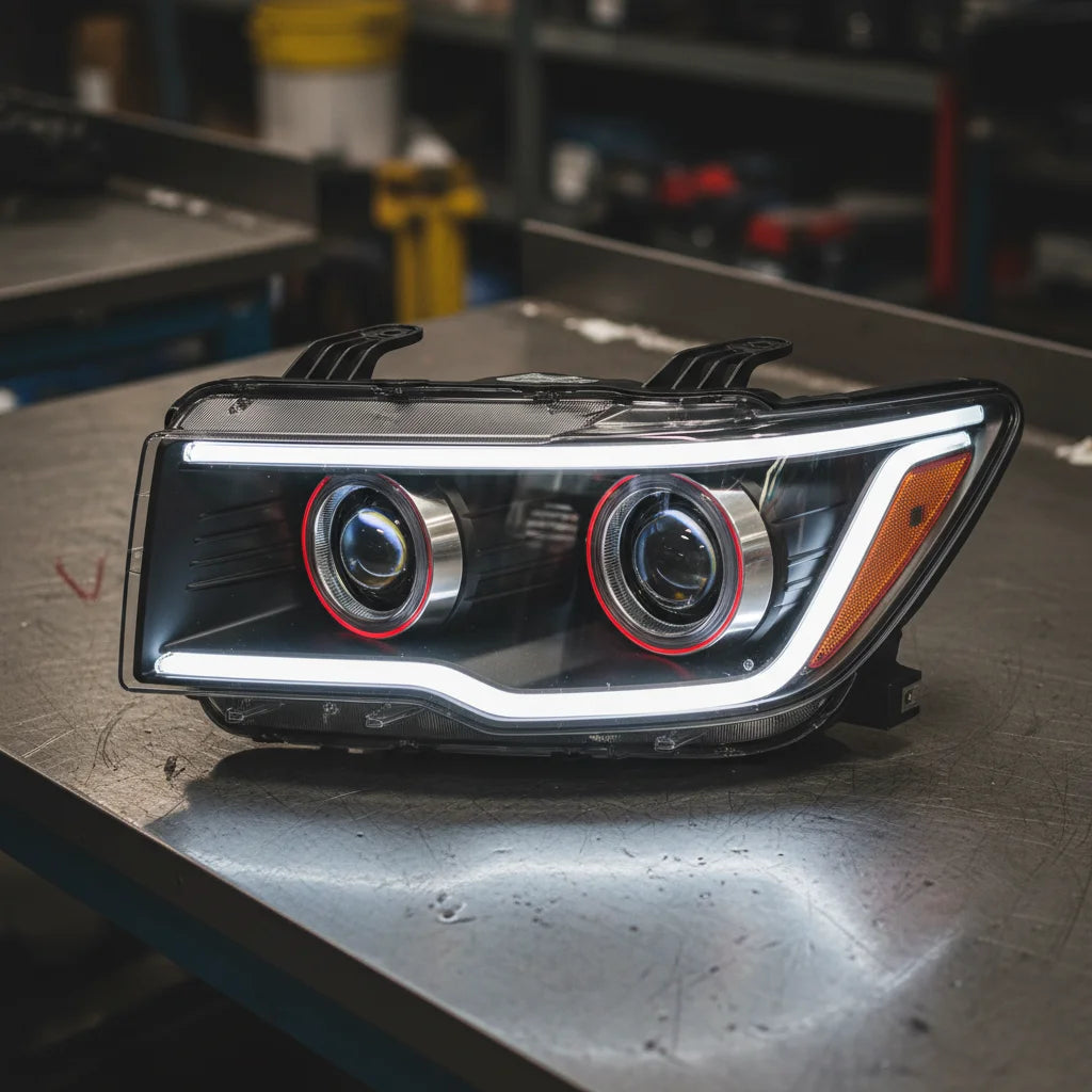 Premium Custom LED Headlight Assemblies with Sequential Turn Signals (Plug & Play)