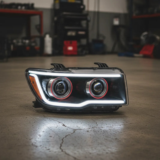 Premium Custom LED Headlight Assemblies with Sequential Turn Signals (Plug & Play)